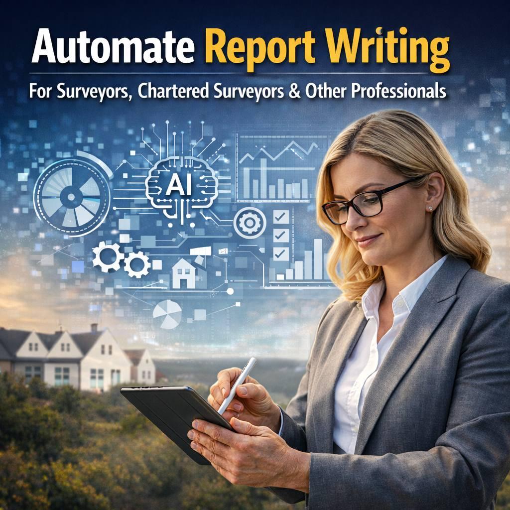 Featured image for the article: How to Automate Report Writing (Complete Guide for Surveyors, Chartered Surveyors)